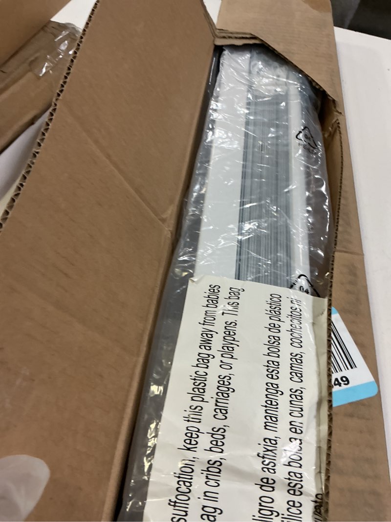 Condition photo showing Good Condition for LazBlinds No Tools No Drill Cordless Aluminum Mini Blinds, 100% Privacy S-Curve Blinds for Windows, Room Darkening Horizontal Window Blinds and Shades for Home, 22" W x 48" H, White White 22" W x 48" H