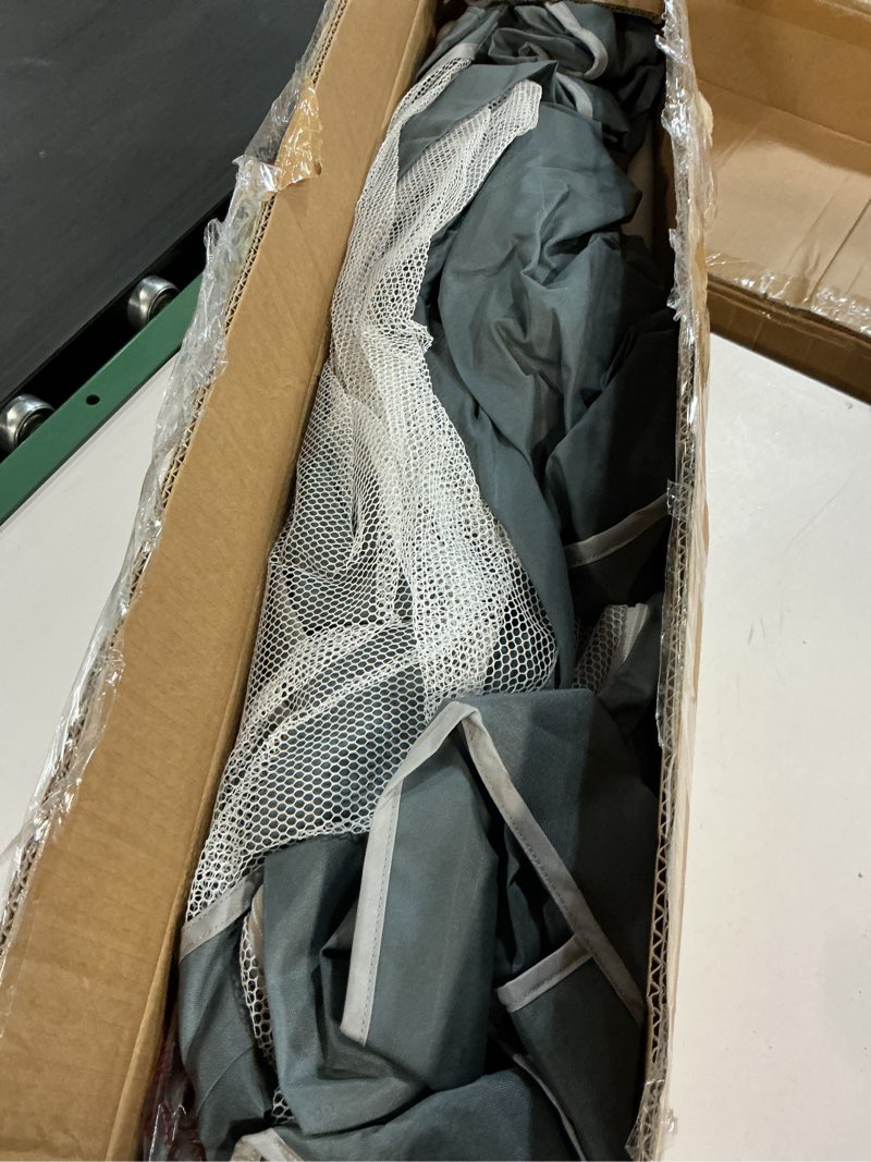 Condition photo showing As Is for COMOMY Playpens for Babies and Toddlers, Small Baby Play Pens, Activity Center for Baby Safe and Non-Slip Baby Fence, Full Mesh Design, Indoor & Outdoor Kids Activity Center (Dark Grey, 36"x36")