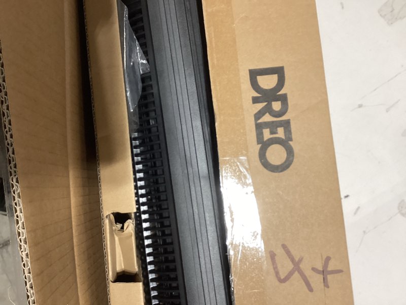 Condition photo showing New/Like New for Dreo Tower Fan for Bedroom, 25ft/s Velocity Quiet Floor Fan, 90° Oscillating Fans for Indoors with 4 Speeds, 4 Modes, 8H Timer, Standing Fans, Bladeless Fan, Black, Nomad One (DR-HTF007)