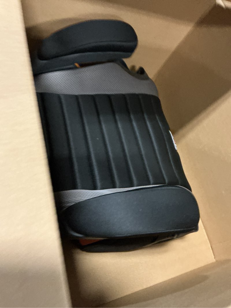 Condition photo showing Good Condition for Chicco GoFit Backless Booster Car Seat Without Latch Attachment, Travel Booster Seat for Car, Portable Car Booster Seat for Children 40-110 lbs. | Shark/Black/Grey GoFit Shark/Black/Grey