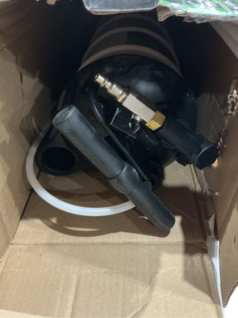 Condition photo showing As Is for swanlake 7 liter pneumatic/manual fluid extractor pump, oil changer vacuum fluid extractor, oil change & fluid-change tool 7l