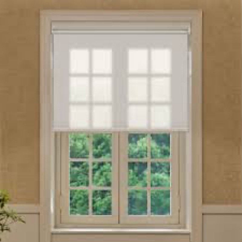 Allesin Motorized Blinds Cream-28.5 Wx72 H