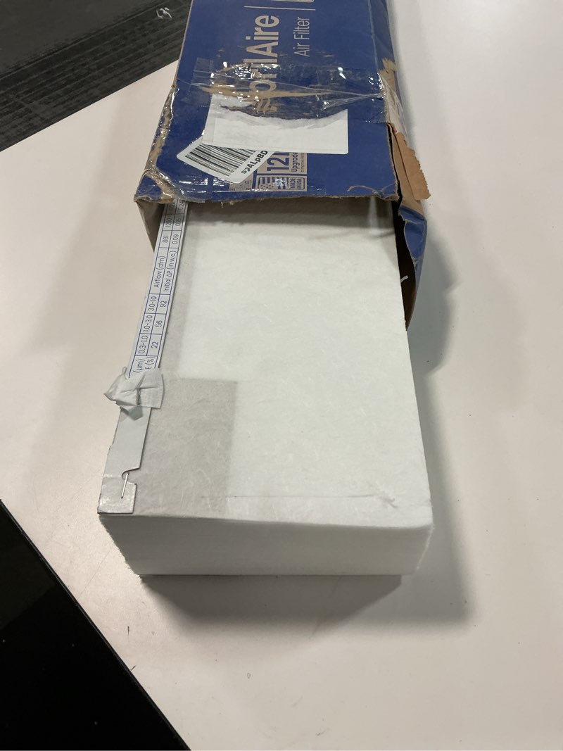 Condition photo showing As Is for AprilAire 201 Replacement Furnace Filter for AprilAire or Space-Gard 2200 or 2250 Whole-House Air Purifiers - MERV 10, 20x25x6 Air Filter (Pack of 1) Air Filter Pack of 1