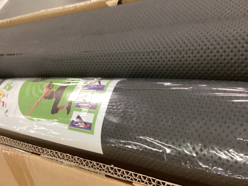 Condition photo showing Good Condition for 10 Pack Yoga Mats Bulk, 68'' x 24'' x 4mm Thick Black Yoga Mats for Kids and Adults, Anti-Slip Tear-Resistant Exercise Mat for Fitness Stretching Home Workout Gym and Studio