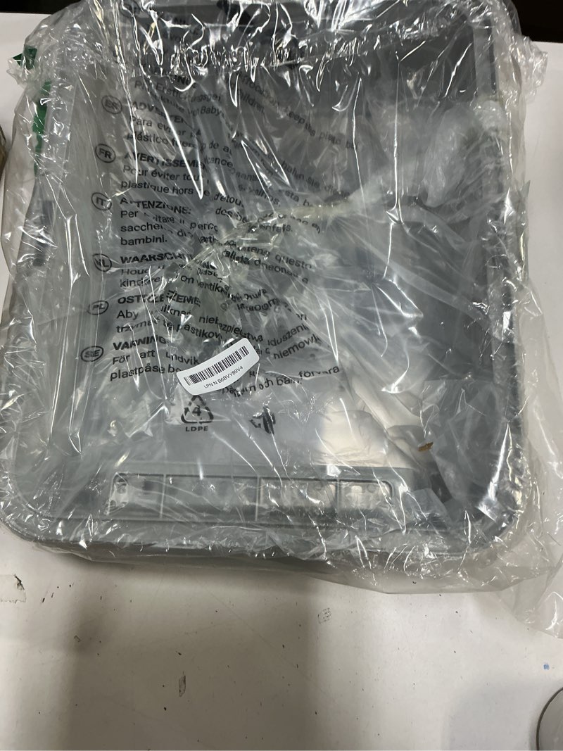 Condition photo showing Good Condition for Stainless Steel Cat Litter Box, Odor Free Metal Litter Box with High Sides Lid, Open Top Low Entry Litter Pan Include Scoop Easy Cleaning Anti-Scratch Kitty Cat Box Anti-Urine Leakage, Non-Sticky