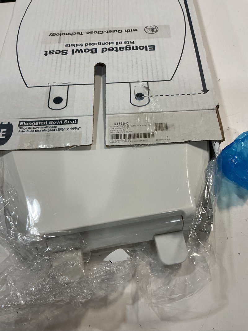 Condition photo showing Good Condition for cachet elongated closed front toilet seat with q3 advantage in white