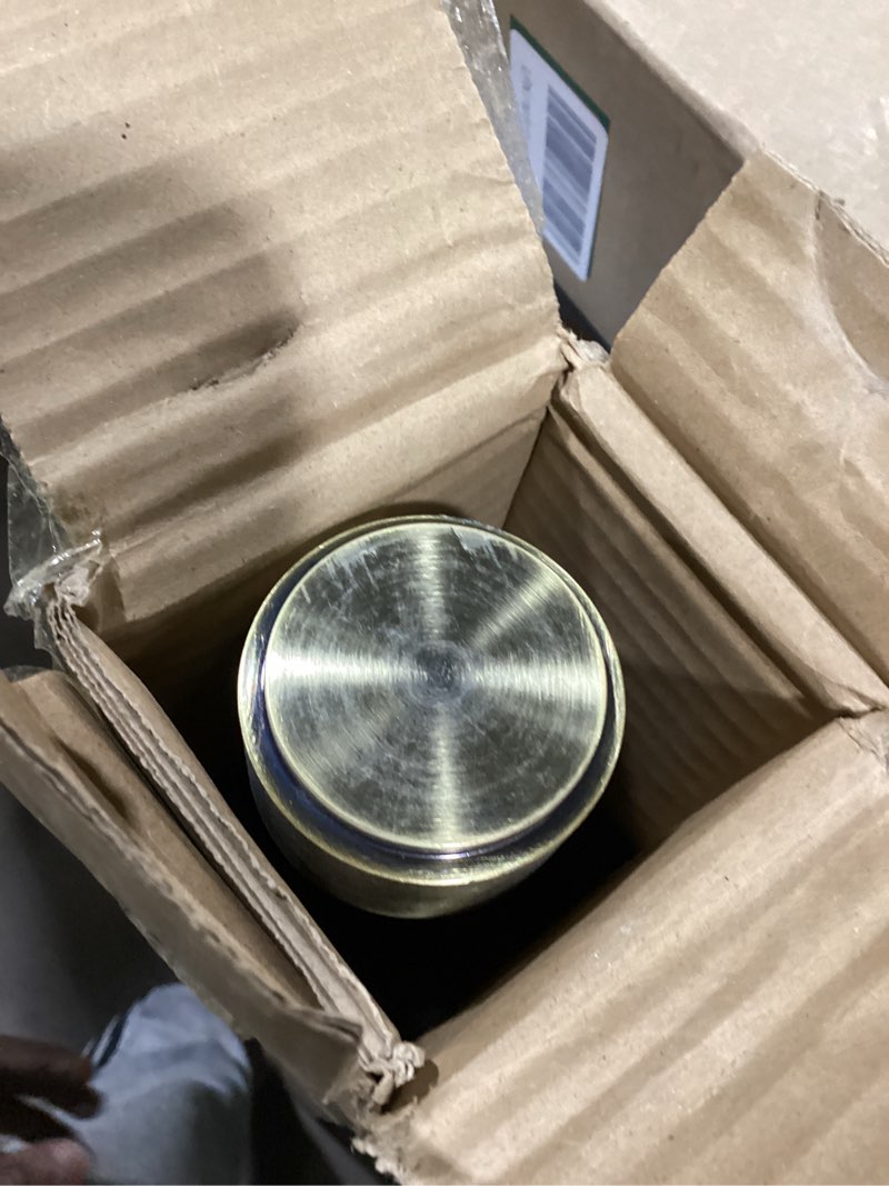 Condition photo showing New/Like New for Heavy Duty Curtain Rods,1 1/4" Large Diameter Premium Nonadjustable Curtain Rod,48in/4ft Custom Window Treatment Rods with Durable Aluminum Brackets and End Caps,Antique Bronze Finish Antique Bronze 48in/4ft