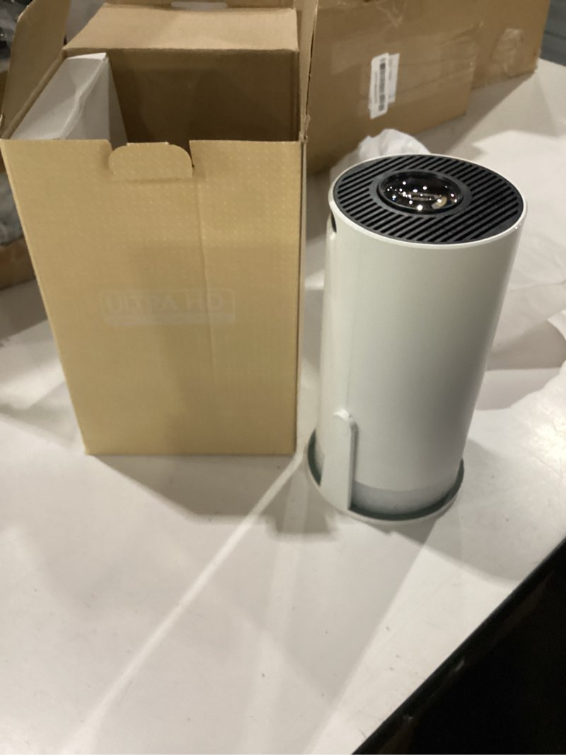 Condition photo showing New/Like New for Projector with WiFi and Bluetooth, Mini Projector, 4K 1080P Support Portable Wireless Movie Projectors 220° Rotatable 130'' Screen Auto Keystone Compatible with HDMI/iPhone/TV Stick for Bedroom Indoor Projector 6
