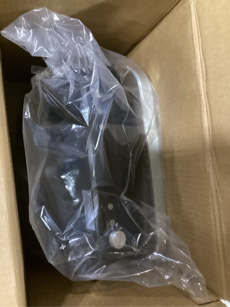 Condition photo showing As Is for GreenPan 6-in-1 Multifunction Removable Plate Indoor Grill & Electric Griddle, Diamond Infused PFAS Free Ceramic Nonstick Reversible Plates, Opens Flat, Adjustable Temp, Panini Press, Black