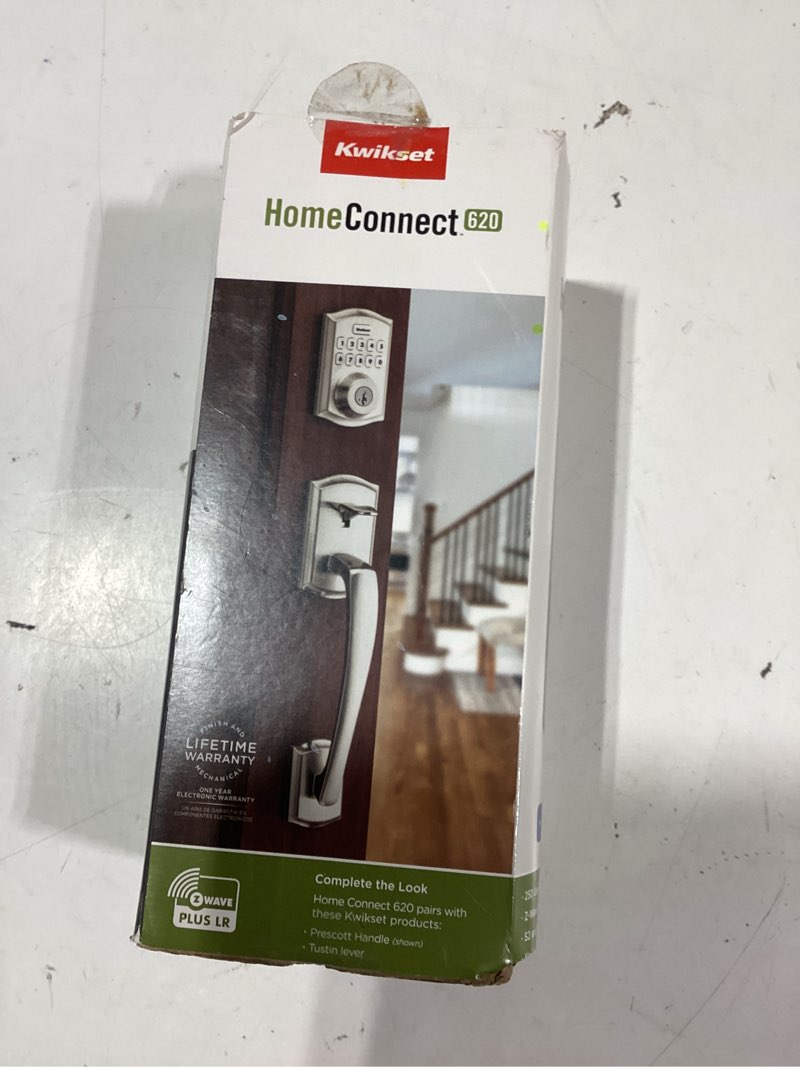 Condition photo showing As Is for kwickset home connect 620 z wave smart lock