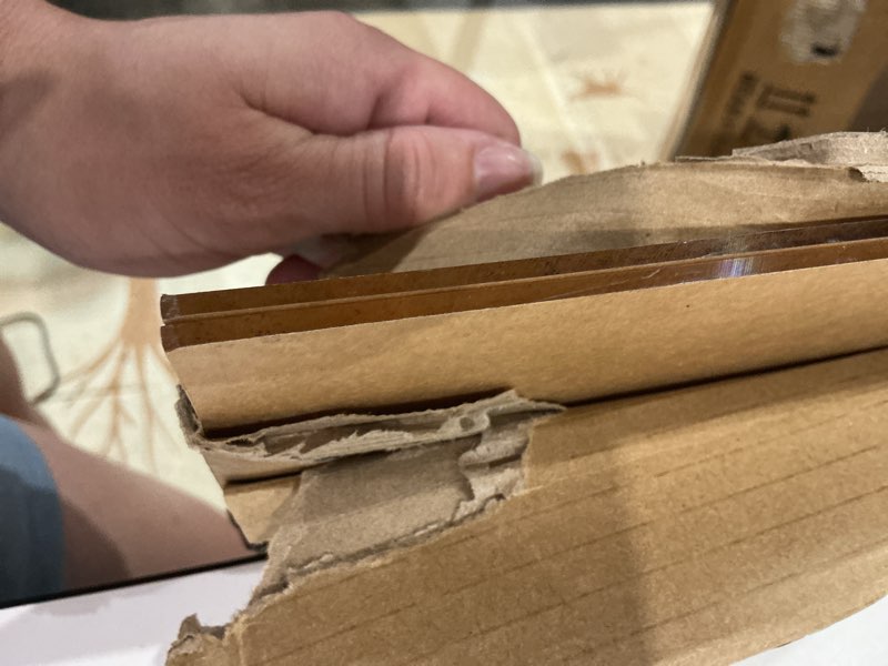 Condition photo showing Good Condition for acrylic sheet 24 x 36 1/8 inch thick lesnlok 2 pack 3mm clear plexiglass sheet,use for craft projects,signs,sneeze guard and more 2 piece24" x 36" 3mm 2