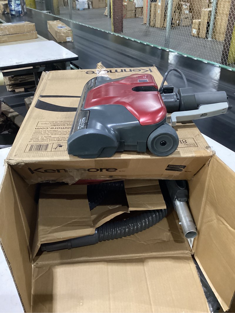 Condition photo showing Good Condition for kenmore 81414 400 series vacuum cleaner- canister - bagged - red