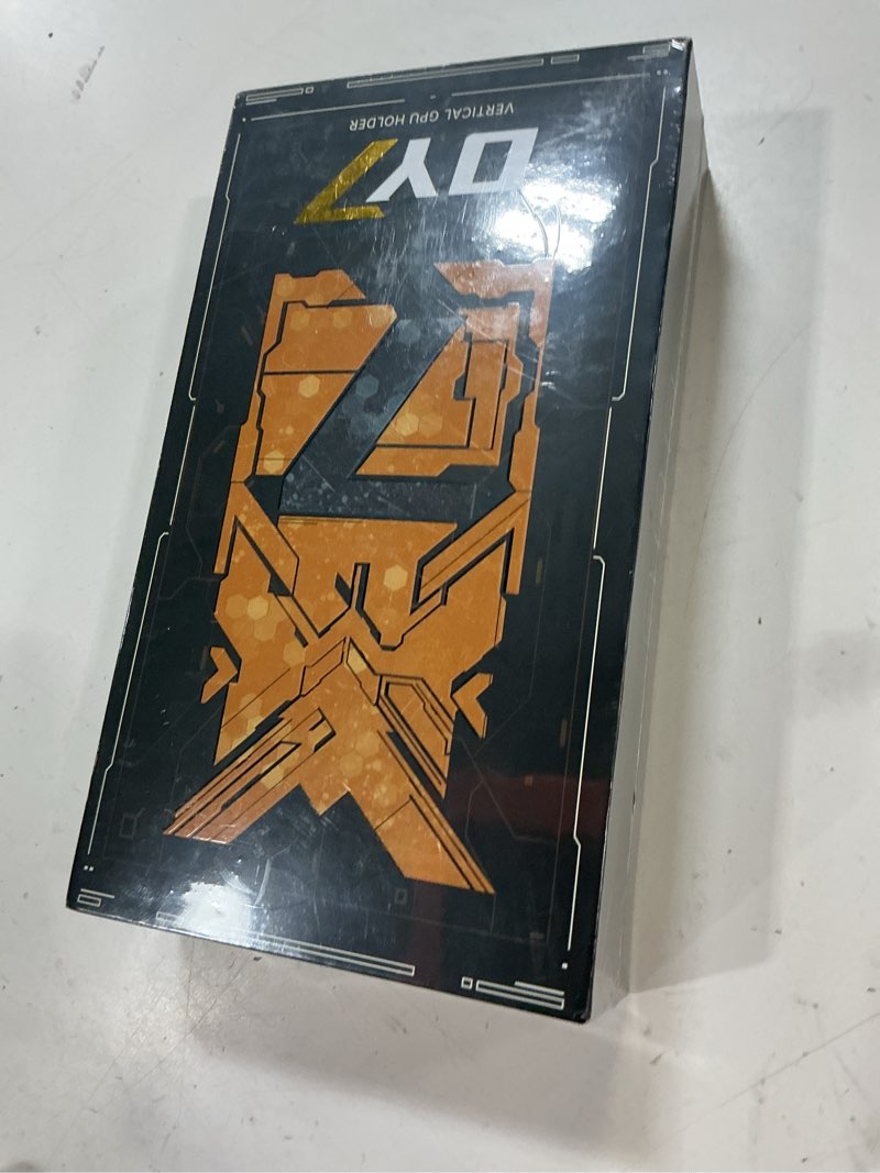 Condition photo showing New/Like New for argb gpu support bracket with temperature display?ambient case temp??5v 3pin universal gpu bracket?graphics video card brace with height adjustable?dy7-black