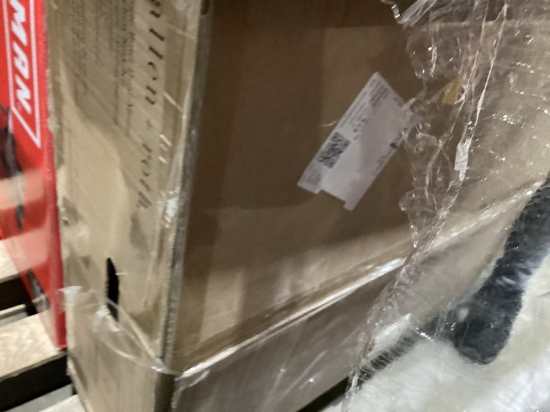 Condition photo showing As Is for allen + roth Hoffman Drop-in or undermount 25-in x 22-in Stainless steel Single bowl 20 -Gauge Kitchen Sink All-in-One K