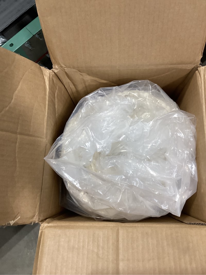 Condition photo showing As Is for Marsail Modular Sectional Sofa, 111\" L-Shaped Modular Sectional Couch with Deep Seat, Freely Combinable Sectional Cloud Sofa for Living Room, No Assembly, Plush Corduroy Fabric, Beige Beige 111 Inch-L Shape…..INCOMPLETE