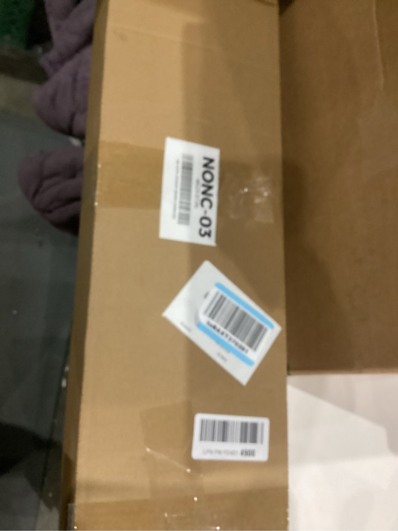 Condition photo showing New/Like New for 2" Slats Wood Blinds for Indoor Windows: Solid Wooden Blackout Blinds & Shades,Black Out Privacy Horizontal Blinds for Home Bedroom Bathroom Living Room Windows and Doors 22.5" WX48 H Black Black 22.5"W x 48"H
