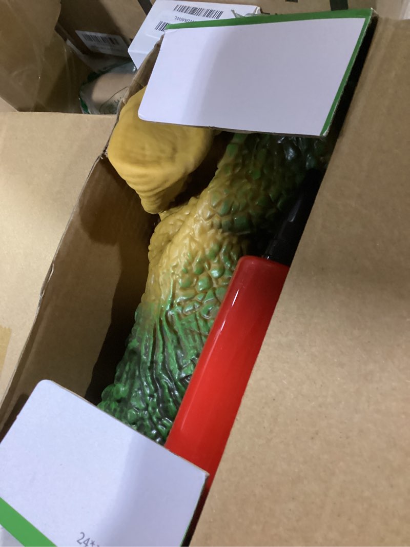 Condition photo showing Good Condition for yongjule big brachiosaurus 32 inch, dinosaur toys for kids 3-5, large inflatable dinosaur toys for kids toddler dino party favors, birthday gifts for boys girls (green)