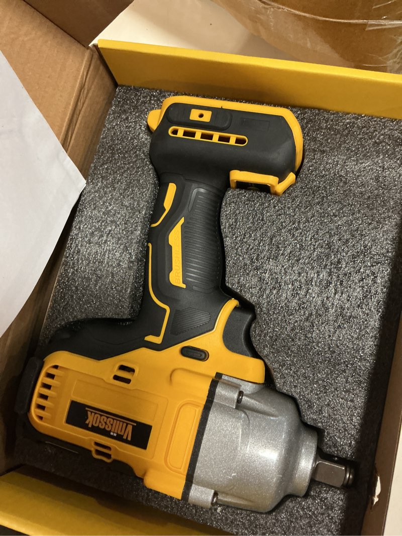 Condition photo showing Good Condition for cordless impact wrench 1/2 inch for dewalt 20v battery, 1000n.m impact driver high torque brushless