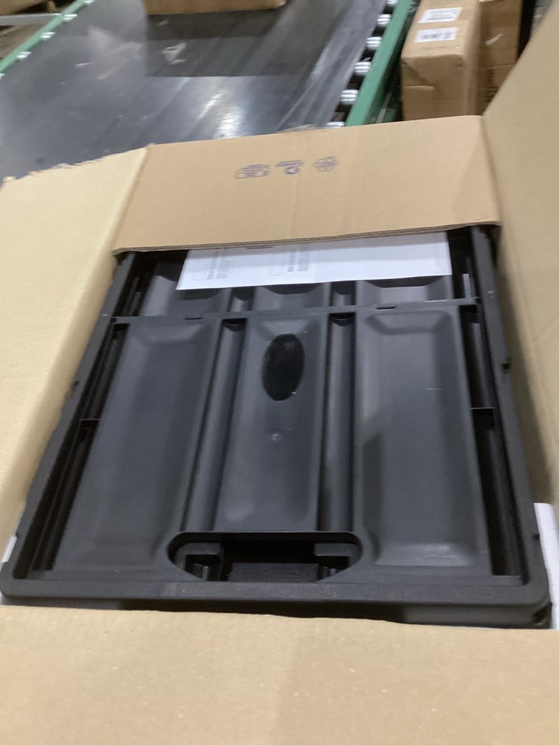 Condition photo showing Good Condition for CleverMade Collapsible Storage Bins - Obsidian 3 Pack 62L - Stackable Containers Heavy Duty Capacity Folding Crates - Space-Saving for Home Glossy Black - 62L - Pack of 3