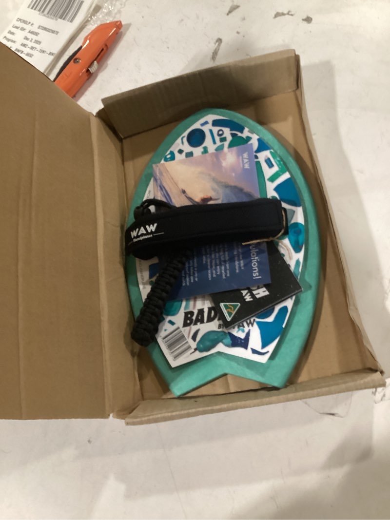 WAW Badfish Bodysurfing Handplane, Handboard, Body Surf Plane, Hand Surfer, Hand Paddle, Recycled Oc