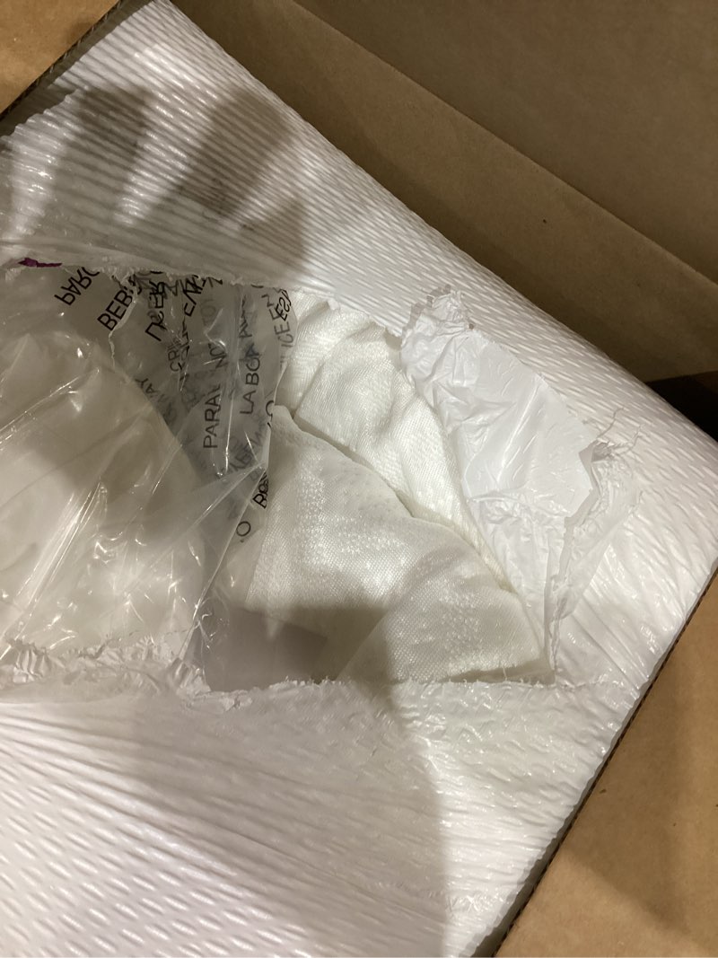Condition photo showing As Is for tumble 6-chamber adjustable bed pillow | back, side & stomach sleepers | cooling cover | memory foam & gel fiber fill | customize your comfort | certipur/oeko-tex | standard queen 1 pack