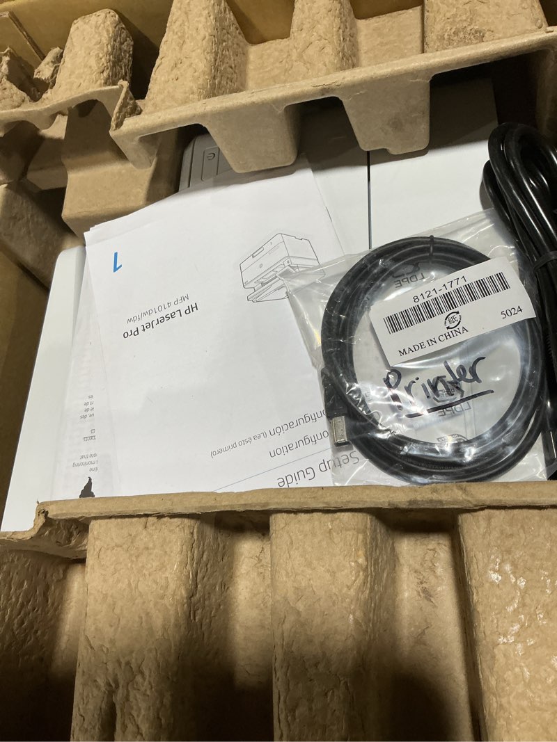 Condition photo showing Good Condition for HP LaserJet Pro MFP 4101fdw Wireless Black & White All-in-One Laser Printer, Scanner, Copier, Fax, Best-for-Office (2Z619F) New Version: LaserJet Pro 4101fdw