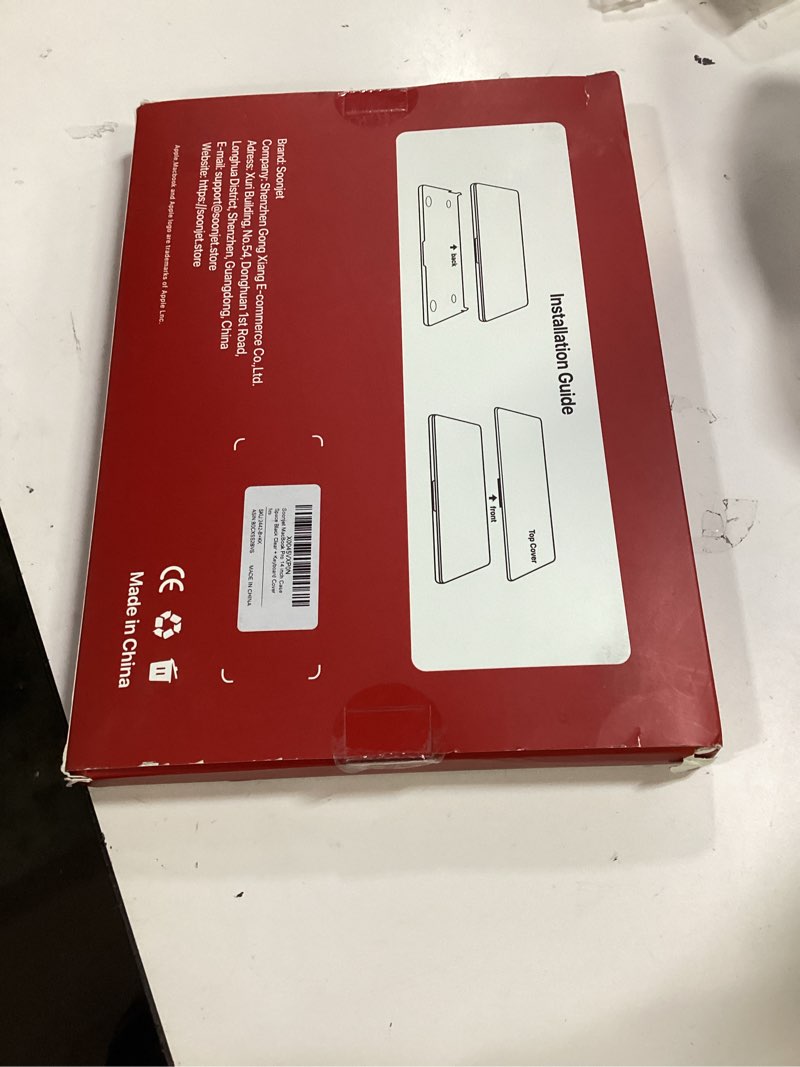 Condition photo showing New/Like New for for MacBook Pro 14 inch Case M5 M4 2025 2024-2021 M3 M2 M1 Pro/Max [100% Match Official Color] Clear Hard Shell + Laptop Keyboard Cover - Space Black Noble Black