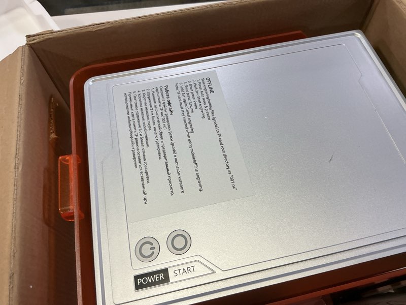 Condition photo showing As Is for 5W Desktop Laser Engraver with Camera, WiFi & AI, A1 Pro AA Beginner Smart Laser Engraver Machine for Home DIY, Beginners, Personal Gifts Engraves Wood/Leather/Paper/Glass/Food, Class 1