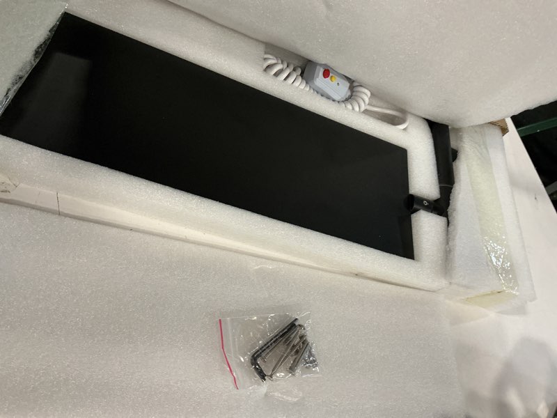 Condition photo showing Good Condition for Smart Heated Towel Racks for Bathroom Wall Mounted, Electric Towel Warmer with App Remote Control, Timer & Memory, Rotating Space-Saving Heated Towel Racks, Adjustable Temperature, Fast Heating 1 Bar Black