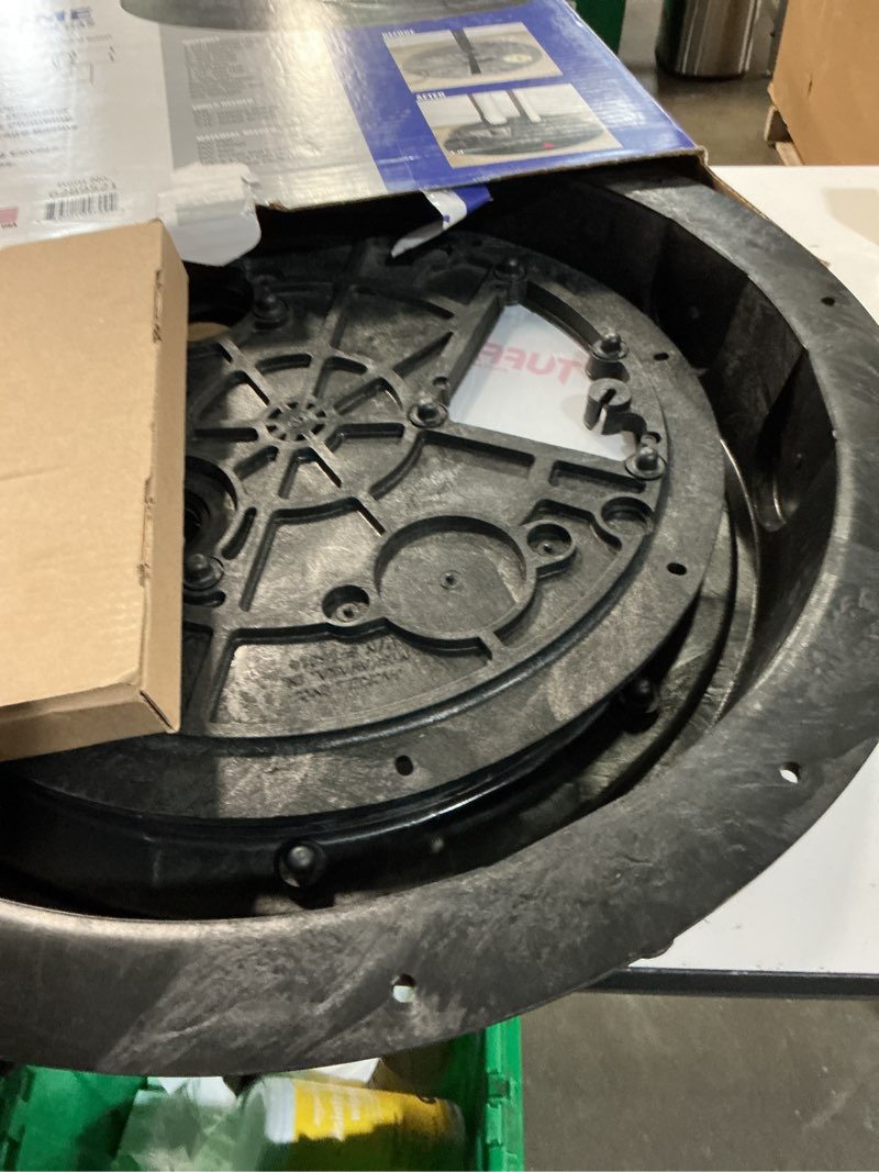 Condition photo showing As Is for jackel the original radon sump / dome gas tight sump/sewage basin cover hdpe sump basin cover