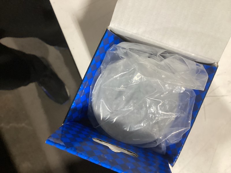 Condition photo showing As Is for Dearborn Matte Black Decorative Grid Sink Drain W/O Overflow - k820-74