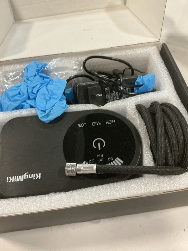 Condition photo showing Good Condition for airbrush kit with air compressor, 22/30/50 psi high pressure air brush non-clogging with 0.2/0.3/0.5mm nozzle/cleaning sets, ideal for painting, modeling, cake decor, makeup,nail art