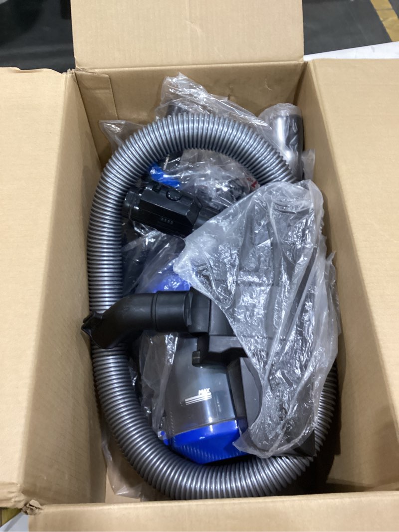 Condition photo showing As Is for eureka whirlwind bagless canister 2.5l vacuum cleaner, lightweight vac for carpets and hard floors, nen110a, blue