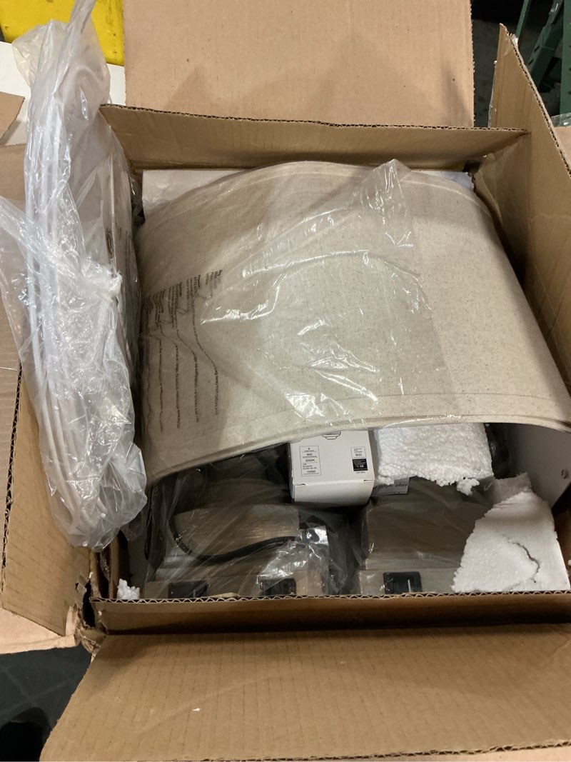 Condition photo showing Good Condition for 30“ Set of 2 Farmhouse Table Lamps with USB A+C & AC Outlet, Vintage Bedroom Touch Bedside Lamp Nightstand Traditional Side Table Lamp for Living Room Office