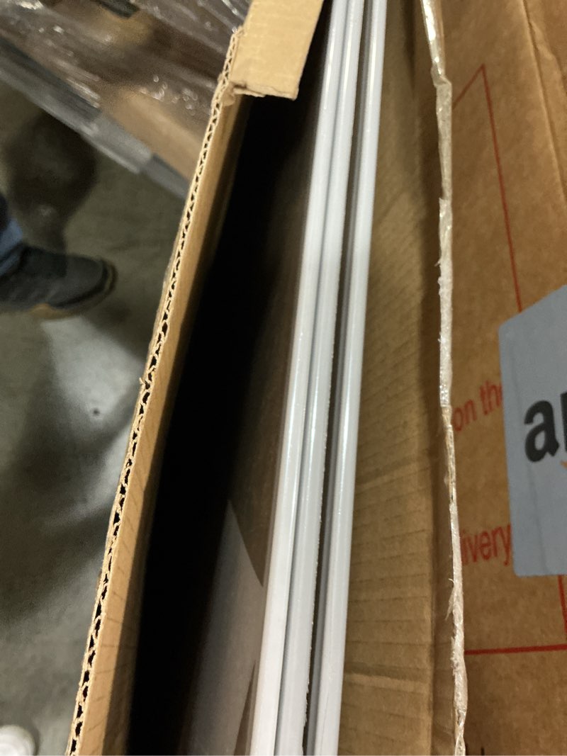 Condition photo showing New/Like New for upsimples 24x36 poster frame white 3 pack, scratch-proof picture frames 24 x 36 for photo gallery - slide-in strips, horizontal or vertical wall mounting white 24x36