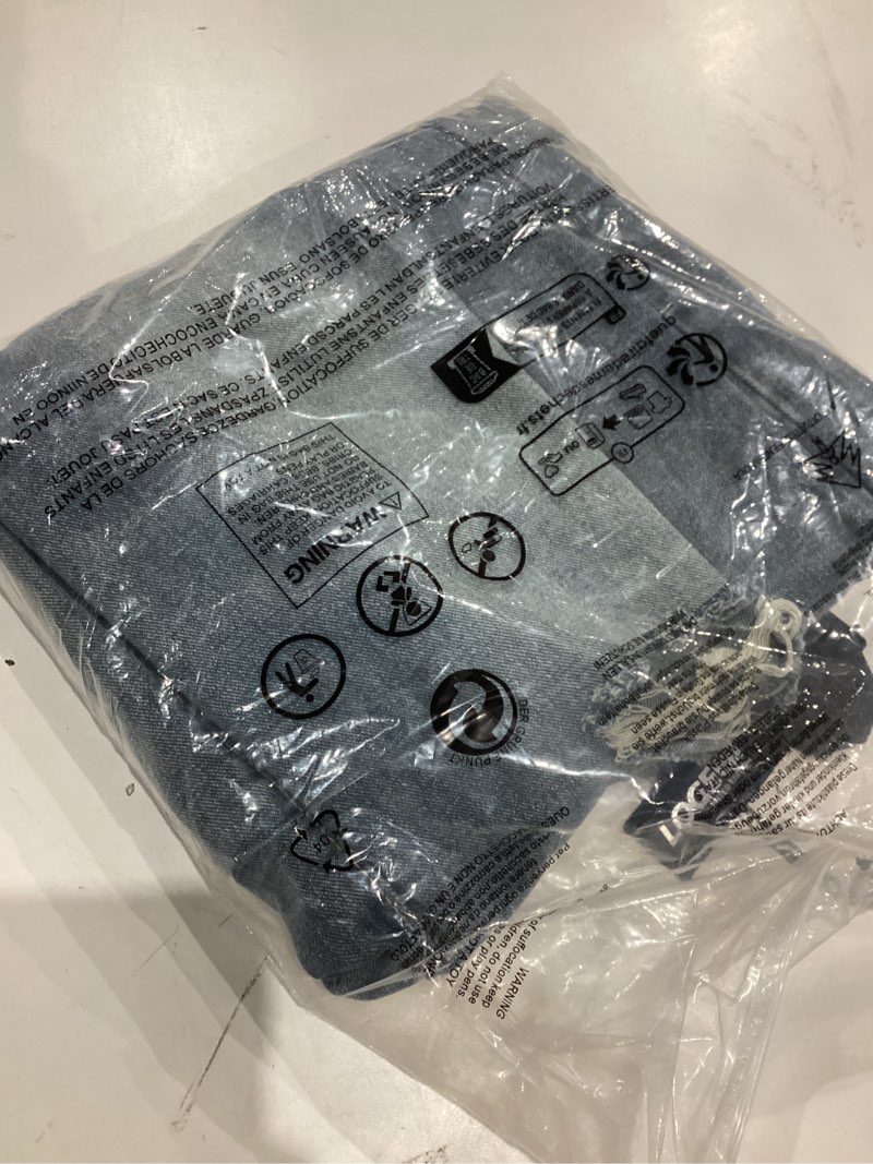 Condition photo showing As Is for LOGEQI Men's Baggy Ripped Wide Leg Jeans for Men Women Loose Fit Hip Hop Denim Pants Y2k Streetwear 