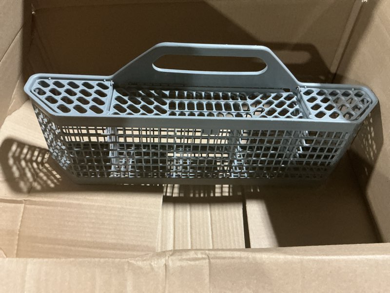 Condition photo showing Good Condition for ami parts 8531233 wp8562043 universal dishwasher silverware basket replacement fit for whirlpool kitchenaid dishwasher utensil rack basket, replaces 8531233,8562043, wp8531233vp