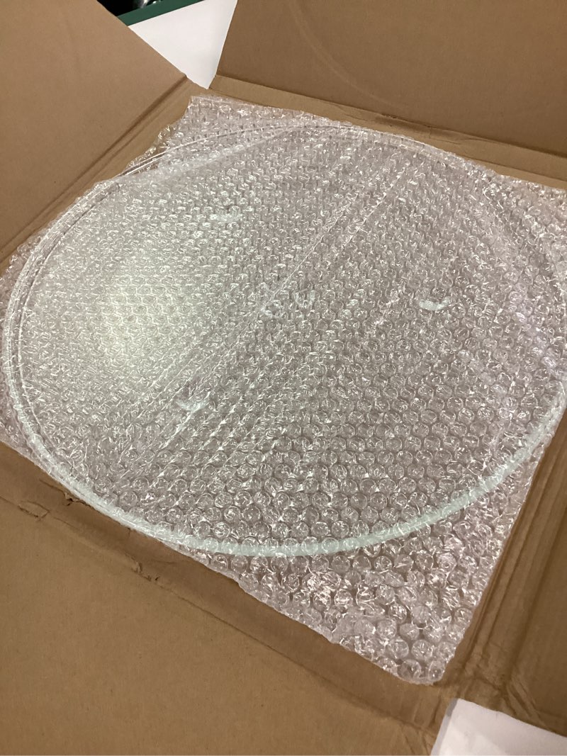 Condition photo showing New/Like New for Microwave Plate Replacement 16.5 inch Fits WB48X10046 and WB48X29704 GE Microwave Turntable Plate - Exact Replacement Microwave Glass Plate - Durable Oven Dish Tray For Better Reheating and Cooking