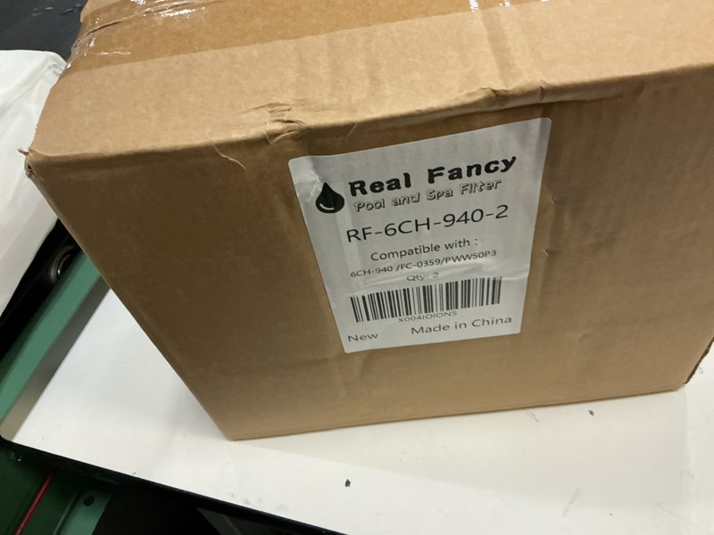 Condition photo showing New/Like New for 6ch-940 hot tub spa filter replacement for filbur fc-0359, pww50p3 (not pww50p4), 817-0050, 25252, 03fil1400, 1 1/2" sae thread screw in filter, 45 sq. ft, 2 pack