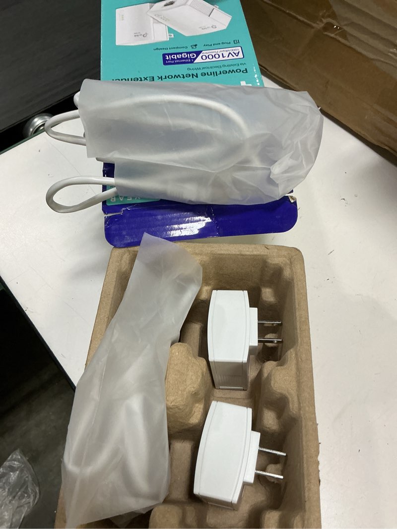 Condition photo showing Good Condition for tp-link av1000 powerline ethernet adapter kit - gigabit port, plug pair &play, ethernet over power, nano size, power saving mode, network adapter, free expert help (tl-pa7017 kit) av1000, kit