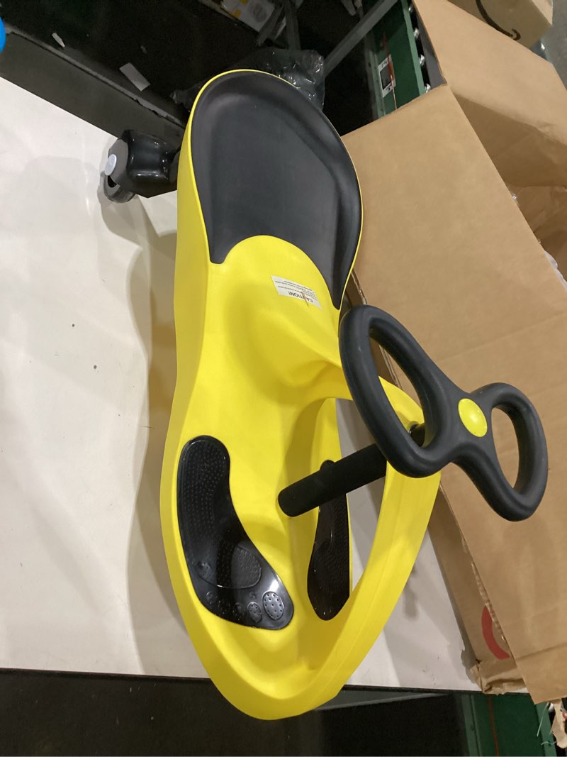 Condition photo showing Good Condition for wiggle car - ride on toy for ages 3 and up - toddler ride on toys with no batteries, gears or pedals just twist, wiggle, and go by lil’ rider (yellow)