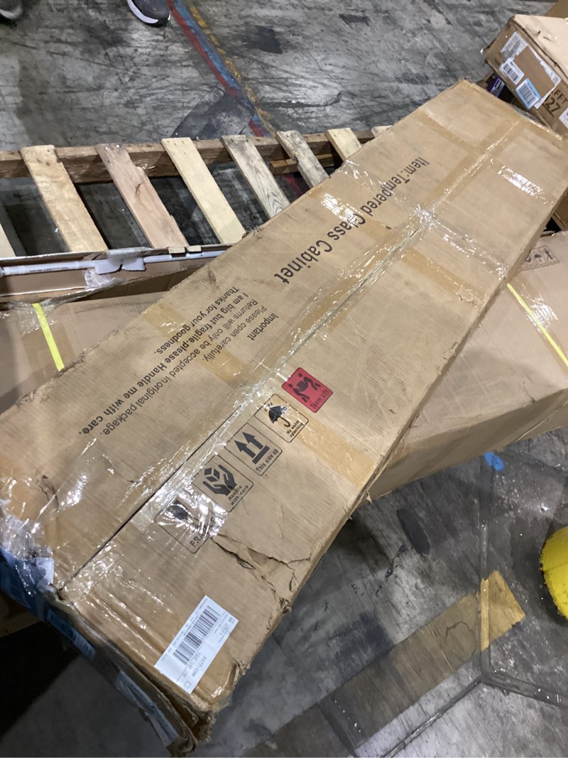 Condition photo showing Good Condition for tempered glass cabinet