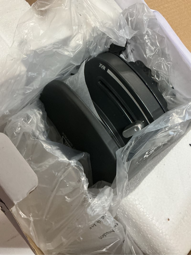 Condition photo showing Good Condition for Baker's Friend Waffle Cone Maker Machine with Browning Control, 7.5” Ice Cream Cone Maker, Cone Roller & Bowl Press Included,Thin Waffle Maker Crispy, Nonstick Waffle Bowl Maker,Graphite Waffle Cone Maker (Graphite)