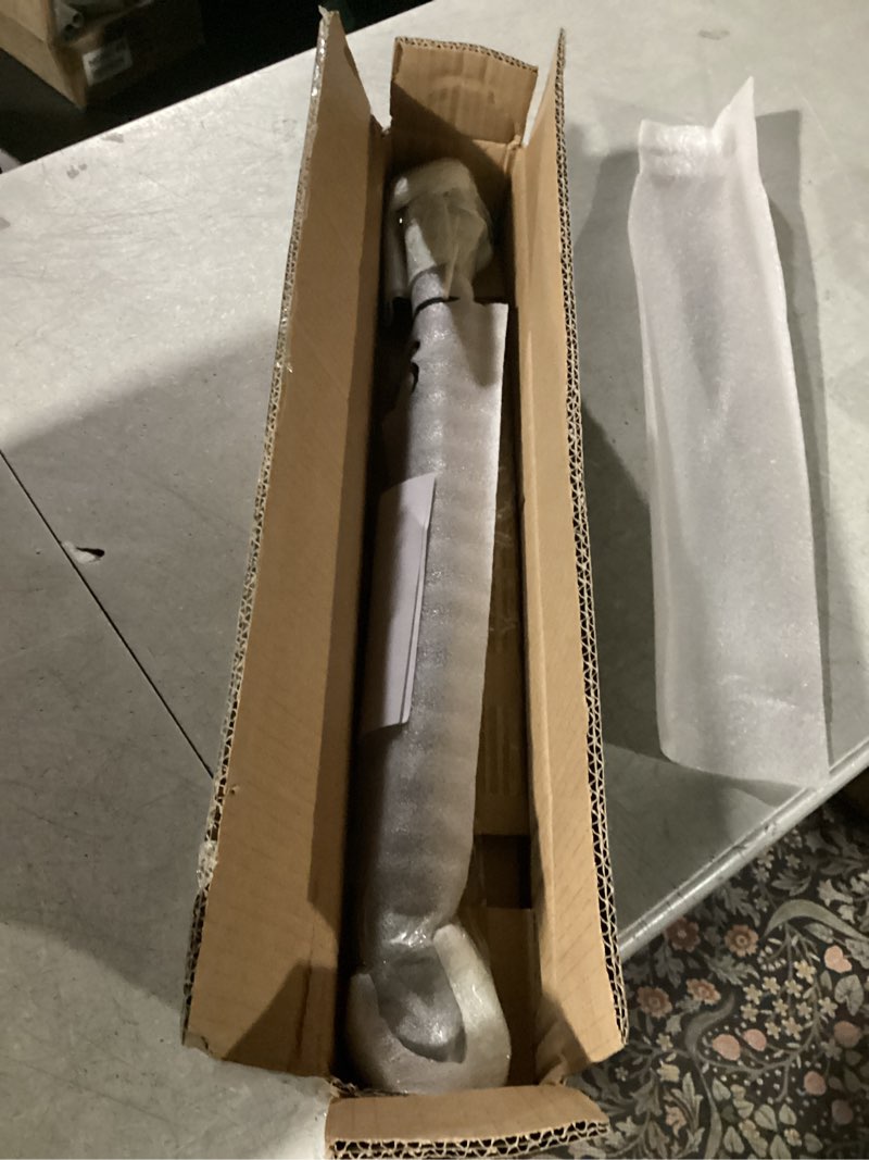 Condition photo showing Good Condition for 2FT Industrial Stair Railing Wall Mount Staircase Handrail ?1.3 Pipe Hand Rail for Steps Grab Bar Foot Rail Vintage Pipe Railing Black Deck Handrail for Outdoor Indoor Stairs Porch