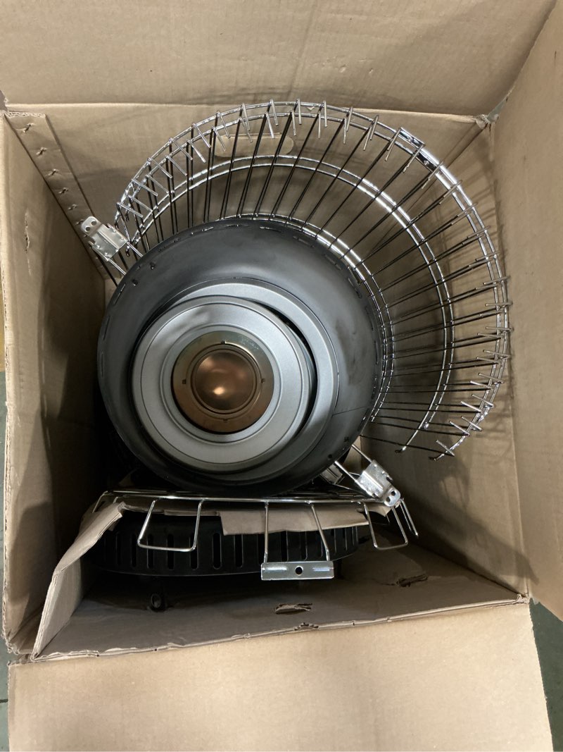 Condition photo showing As Is for Dyna-Glo WK95C8B 23 800 BTU Indoor Kerosene Convection Heater