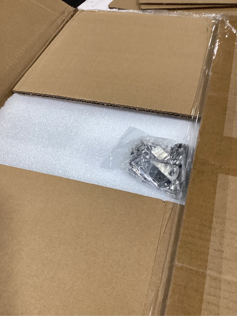 Condition photo showing New/Like New for dethan acrylic dog house clear indoor crate with lockable ventilated design, modern transparent small or medium kennel furniture, secure pet cage for home & apartment use, 24" l x 18" w x 24" h