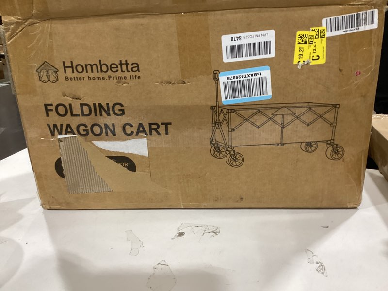 Condition photo showing As Is for Homebetta XL 48-Inch Heavy Duty Collapsible Folding Wagon Utility Cart