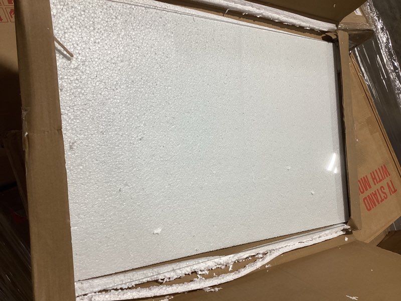Condition photo showing As Is for refrigerator crisper glass shelf replacement 240350608 ap2115928 compatible with fri-gidaire ken-more cro-sley refrigerator crisper shelf insert - 24" x 15.5" x 1/8" in tempered glass by fetechmate