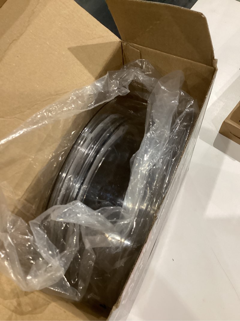 Condition photo showing Good Condition for Oizeir Lazy Susan Turntable (2-Pack) - Clear Acrylic, Rotates 360 Degrees, Easily Organize Your Fridge, Cabinet or Counter - Carousel Storage for Food, Spices, Cosmetics