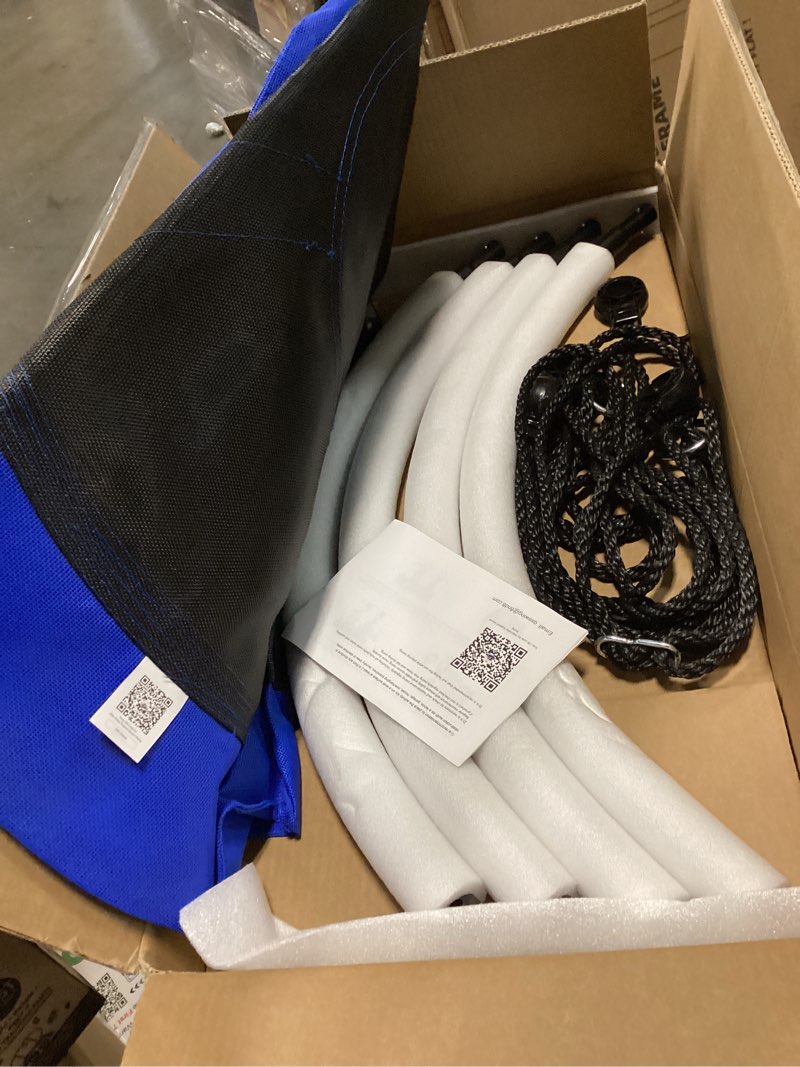 Condition photo showing Good Condition for 43" Saucer Tree Swing for Kids Adult, 700lbs Weight Capacity, Waterproof Flying Saucer Swing with Adjustable Hanging Straps, Swing Seats for Backyard Outdoor Indoor Playground, Blue